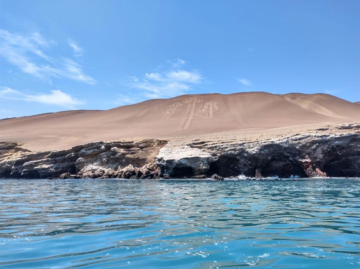 Aquamarine Paracas Beach Hostal Hotel Eksteriør billede