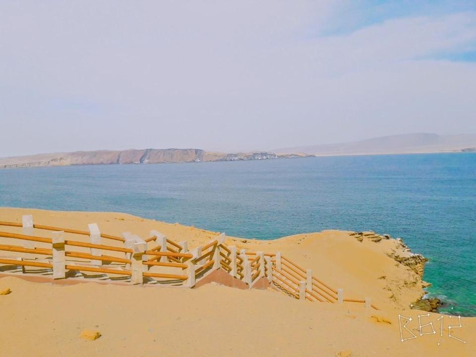 Aquamarine Paracas Beach Hostal Hotel Eksteriør billede